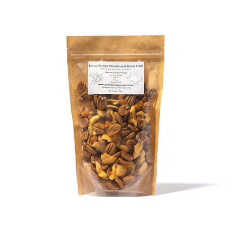 Pecan, Apple & Apricot Mix — Texas pecan snack mix from Ponderosa Pecans, Bastrop
