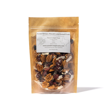 Pecan, Cranberry & Coconut Mix — Texas pecan snack mix from Ponderosa Pecans, Bastrop