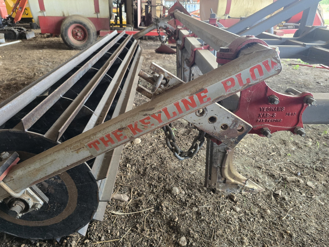 Keyline plow in a Central Texas pasture